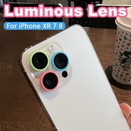 For iPhone XR 7 8 Ceramics Luminous Camera Lens Protector Film For iPhone XR 7 8 luminated Camera Le