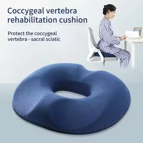 Memory Cotton Office Seat Cushion Postoperative Male and Female Tailbone Decompression Cushion for H
