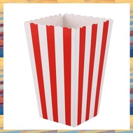 [L M Q N] 12 Cinema  Treat Party Small Candy Favour Popcorn Bags Boxes,red
