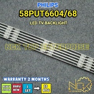 PHILIPS 58PUT6604/68 TV LED BACKLIGHT BARU READY STOCK 58PUT6604 58PUT660468