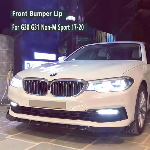 Front Bumper Lip Spoiler Splitter Diffuser Cover Guard For BMW G30 G31 520d 525d 530d 530e 2017-2020