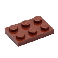 COOLPON|This Is LEGO Lego's Parts Red Brown Plate 2x3 Thin 3021 4211189 Board