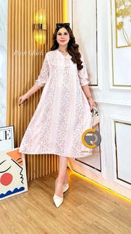 COD || Dress Monna Annisa || Dress Rayon Motif Panjang Terbaru || Daster Panjang Wanita Kekinian Vir