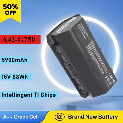 8Cell 15V 88Wh New Rechargeable Laptop Battery A42-G750 For ASUS ROG G750 Series G750JH G750JM G750J