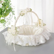 FT Wedding Flower Basket Flower Girl Basket Decoration to Wedding Ceremony Basket