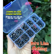COMPO 50-100 BLACK LEAD PILLS 1.5G,2.0G, 2.5G, 3.0G, 3.5G, 4.0G, 5.0G, 6.0G