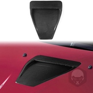 Suitable for Mitsubishi EVO 10 08-15 Real Carbon Fiber Hood Air Outlet Car Exterior Modification Acc