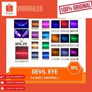 MATA LED DEMON EYE LAMP DEVIL EYE 3 EYES 6 EYES 9 EYES POINTS 12V MOTORCYCLE CAR