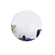 round Acrylic 2mm Thickness Mirror Home Soft Mirror Dressing Mirror Bathroom Entrance Wall Bathroom 