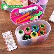 LUCKY SHOP 10 in1 Sewing Kit Box Set Small Household Sewing Tools Portable Sewing Kit