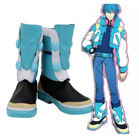 Dramatical Murder Aoba Seragaki Cosplay Boots Leather Shoes Custom Made Any Size