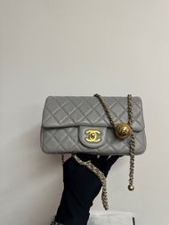 晶片 Chanel 金球20cm mini flap 20cm flap bag