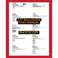 (PHOTOCOPY) Caterpillar CAT D3 D4 D5 D6D D7 Track Type Tractors Bulldozer Dozer Part Manual Parts Bo