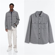 MURAH Shirt Jacket H&M Twill Overshirt HnM Relaxed Overshirt New