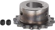 HARFINGTON 06B Roller Chain Sprocket 16T Pitch 3/8" 20mm Bore A3 Carbon Steel Motor Drive Gear