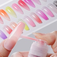 10g Pink Ombre Spraying Nail Gradation Powder Pink Nude White Nail Art Pigment Dust Decoartion Paint