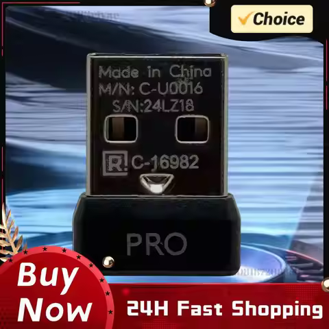 USB Receiver Mouse Receiver Adapter Wireless Dongle Adapter for Logitech G Pro Wireless/G Pro X Supe