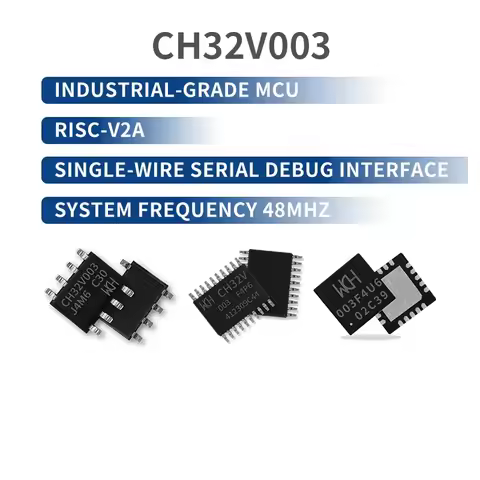 50Pcs/lot WCH CH32V003 32V003 CH32V003F4P6 Microcontroller 32V003A4M6/J4M6 Industrial Grade General 