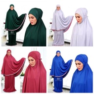 telekung arafah dewasa, kain kualiti, tidak jarang, borong, wakaf, telekung murah