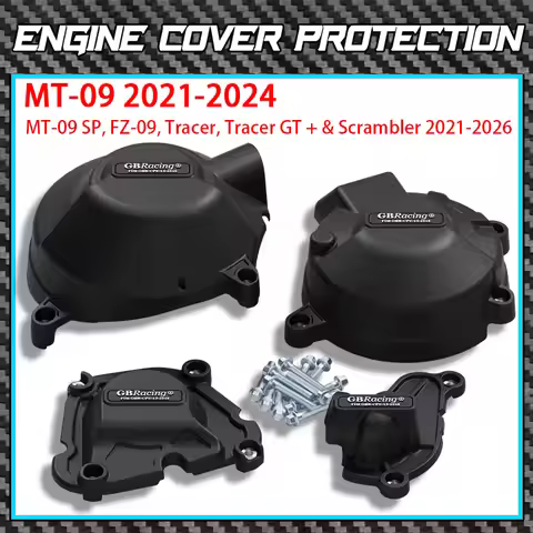 NEW Motorcycles Engine Protection Cover For GB Racing For MT-09 2021 2022 2023 2024 FZ-09 XSR900 TRA