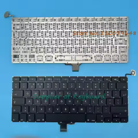 Russian/Portuguese/French/Hungarian/Czech Keyboard For Apple Macbook Pro 13" 13.3'' A1278 Unibody MC