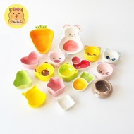 Hamster Ceramic Cute Shape Food Bowl Cute Bowl Pet Feeding Small Animal Bowl