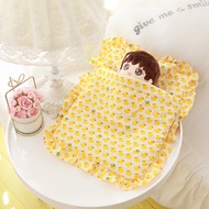 20Cm Doll Clothes Small Bedspread Mattress Play House Bjd Cotton Doll Bedding Quilt Pillow Suit