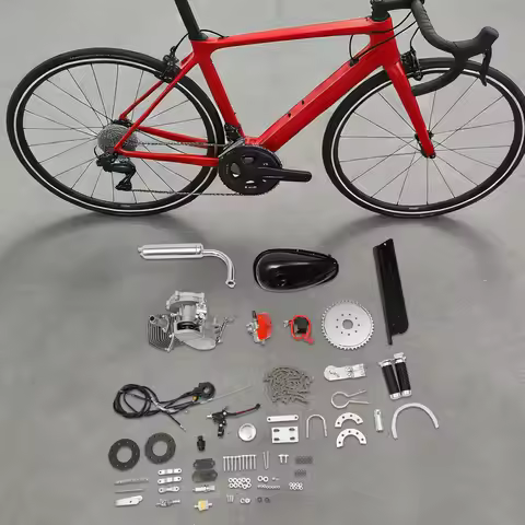 100Cc 2-Stroke Bicycle Engine Kit – 28Mph – 440Lbs – 0.53Gal – Gas Motorized Conversion for 26/28 Bi