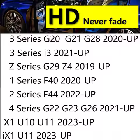 HD 2X LED Car Door Projector Welcome Light M U11 F40 F44 G20 G21 G22 G23 G26 G28 G29 For BMW X1 ix1 