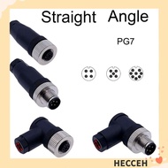 HECCEH M12 Sensor Connector, Connector Male Female Socket M12 Aviation Plug, Waterproof M12 Sensor C