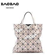 A-🥨Issey Miyake Packs6Plaid Shoulder Folding New Geometric Rhombus Six-Grid Handbag Large Capacity Diamond Pattern Bag W