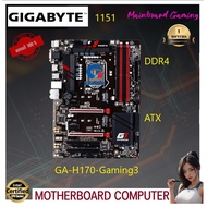 1151/MAINBOARD/GIGABYTE GA-H170-Gaming3/DDR4/Gen6-7+ฝาหลัง a As the Picture One