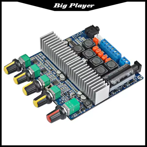 2 * 50W + 100W TPA3116D2 Power Subwoofer Amplifier Board 2.1 Channel TPA3116 HIFI Audio Stereo EQ Am