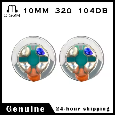 QIGOM Driver Unit E88B, 10MM 32Ω 104dB, Heavy Bass, Warm Sound, In-ear Hifi Earpiece Speaker, Headse