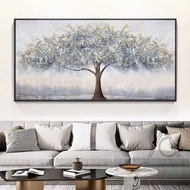 Modern twilight tree painting art painting