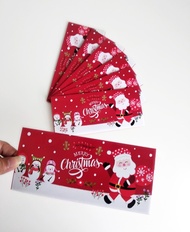 Angpao Merah Santa Merry Christmas Amplop Uang Hampers Hadiah Natal