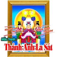 Durable color worship painting of HOLY ANH LA SAT Model 1+ Beautiful bright photo frame sized A3, A4