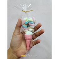 Marshemellow kon Aiskrim Goodies Wedding Doorgift Kahwin