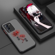 Matte Phone Case Skin Feeling Tokyo Ghoul Kaneki Ken Cool For Vivo S1 S5 S6 S9 S9E T1 Z1 Z6 V11I V5 V23E V20SE X21UD X70 X60 PRO PLUS 5G Y91 Y93 Y91C IQOO5 IQOO7 IQOO NEO3  NEO5