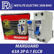 MAXGUARD 63A & 40A 2P 0.1 ELCB