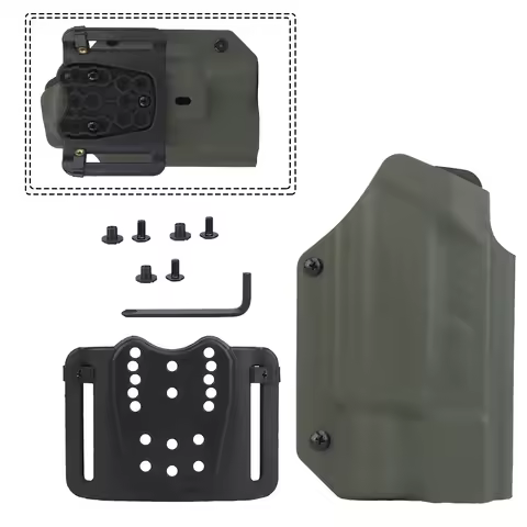 Lightweight Holster 9mm Tactical Quick Release Kit For Glock 17 19 19X 23 34 35 45 X300 X300U Flashl