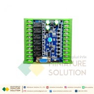 PLC FX2N Mitsu มิซซู PLC บอร์ดควบคุมการตั้งโปรแกรมใช้ในงานอุตสาหกรรม พร้อมฐานยึดราง GX work2 (MI-FX2