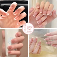 Jelly Color Fake Nail Set Box 24-30 Nail Box Simple and Gentle Style | Rosé Nail Studio