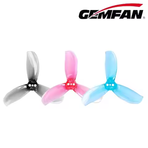 4pairs GEMFAN D2.5 Prop 2.5in 3-Blade PC Propeller 4CW 4CCW 1.5mm Hole For FPV Drone 1404 Motor Spee