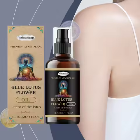 Woodsleep Blue Lotus Flower Oil Retinol Multipurpose Moisturizing Skin Barrier Repair Improve Drynes
