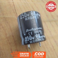 ELCO ELKO 68UF 68 UF 68 MICRO 450V 450 NAIL LEGVOLT