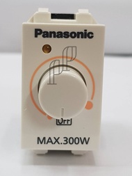 Panasonic สวิทช์หรี่ไฟ 300W สีขาว สีเทา 300W หรี่กับหลอดไส้ทั่วไปและหลอดฮาโลเจน 220v DIMMER SWITCH W