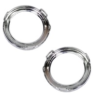 2PCS Auto Front Fog Light Cover Fog Light Trim Ring Replacement Accessories For Jeep Renegade 2019-2