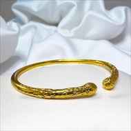[MAMATIAM] Golden Cudgel Goldsand Bangle