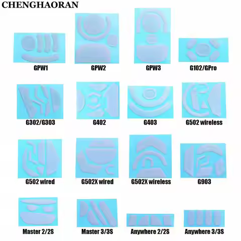 Mouse Feet Pad Mouse Skates Stickers For logitech G102 G302 G304 G402 G403 G405 GPRO G502 G502X G903